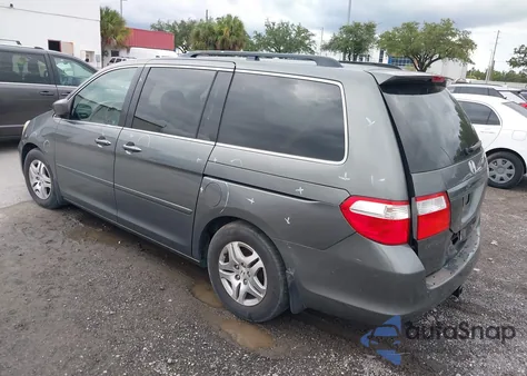 2007 Honda Odyssey Ex из США, поврежденный, VIN 5FNRL38487B438378